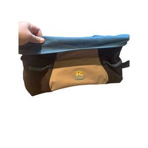 Kurgo Pet Booster Seat Travel Carrier Car Dog Cat Blue Tan Foldable